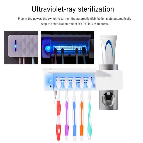 Anti - bacteria UV Automatic Toothbrush Sterilizer - ClickCrate Anti - bacteria UV Automatic Toothbrush Sterilizer