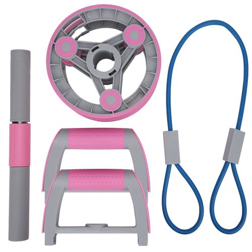 Multifunctional Abdominal Wheel Pull Strap Gym Fitness Training Set - ClickCrate Multifunctional Abdominal Wheel Pull Strap Gym Fitness Training Set