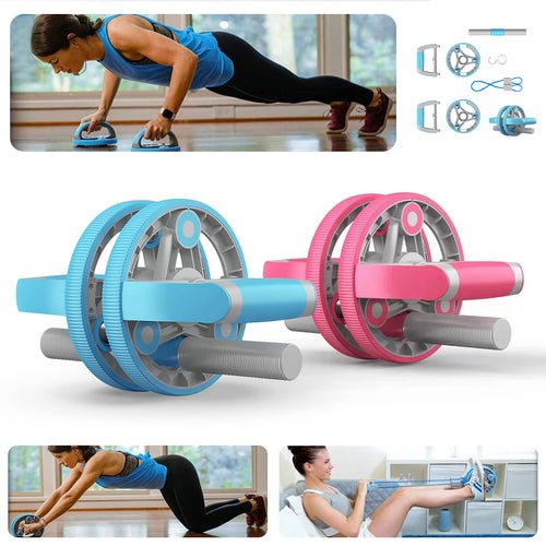 Multifunctional Abdominal Wheel Pull Strap Gym Fitness Training Set - ClickCrate Multifunctional Abdominal Wheel Pull Strap Gym Fitness Training Set