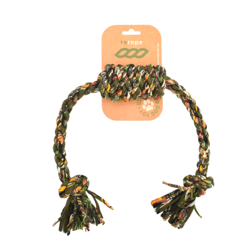 Rerope Barreled Upcycled Fabric Rope Dog Toys - ClickCrate Rerope Barreled Upcycled Fabric Rope Dog Toys