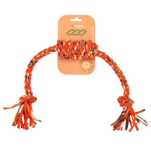 Rerope Barreled Upcycled Fabric Rope Dog Toys - ClickCrate Rerope Barreled Upcycled Fabric Rope Dog Toys
