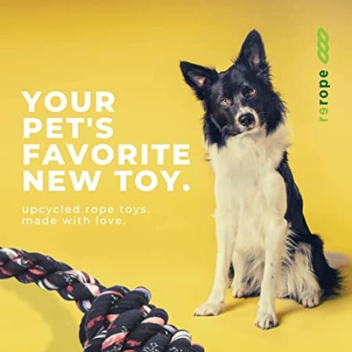 Rerope Barreled Upcycled Fabric Rope Dog Toys - ClickCrate Rerope Barreled Upcycled Fabric Rope Dog Toys