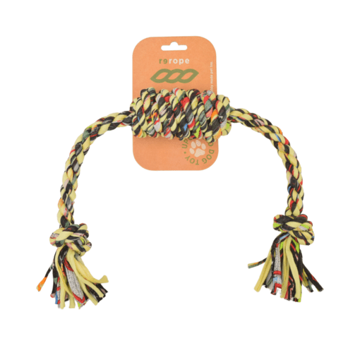 Rerope Barreled Upcycled Fabric Rope Dog Toys - ClickCrate Rerope Barreled Upcycled Fabric Rope Dog Toys