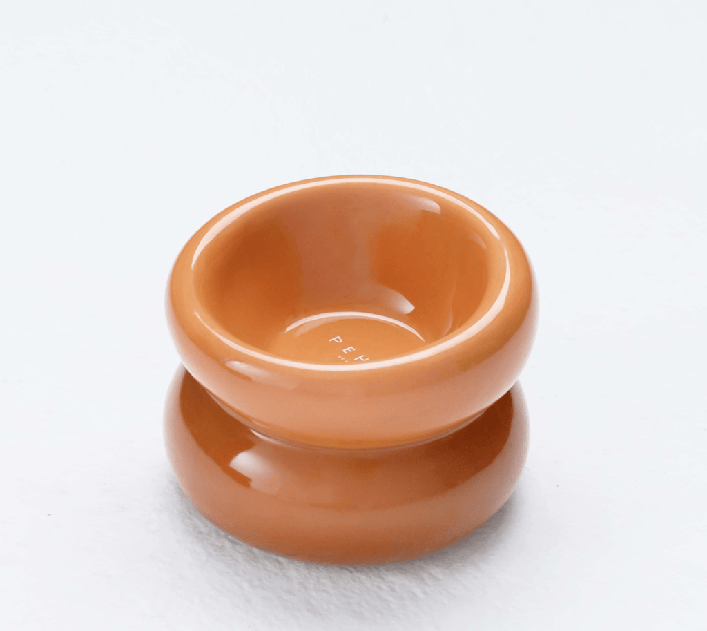 Soufflé Pet Bowl - Amber Orange - ClickCrate Soufflé Pet Bowl - Amber Orange