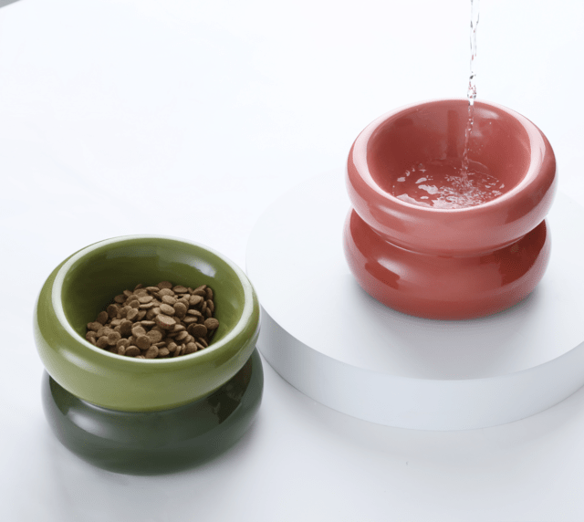 Soufflé Pet Bowl - Amber Orange - ClickCrate Soufflé Pet Bowl - Amber Orange
