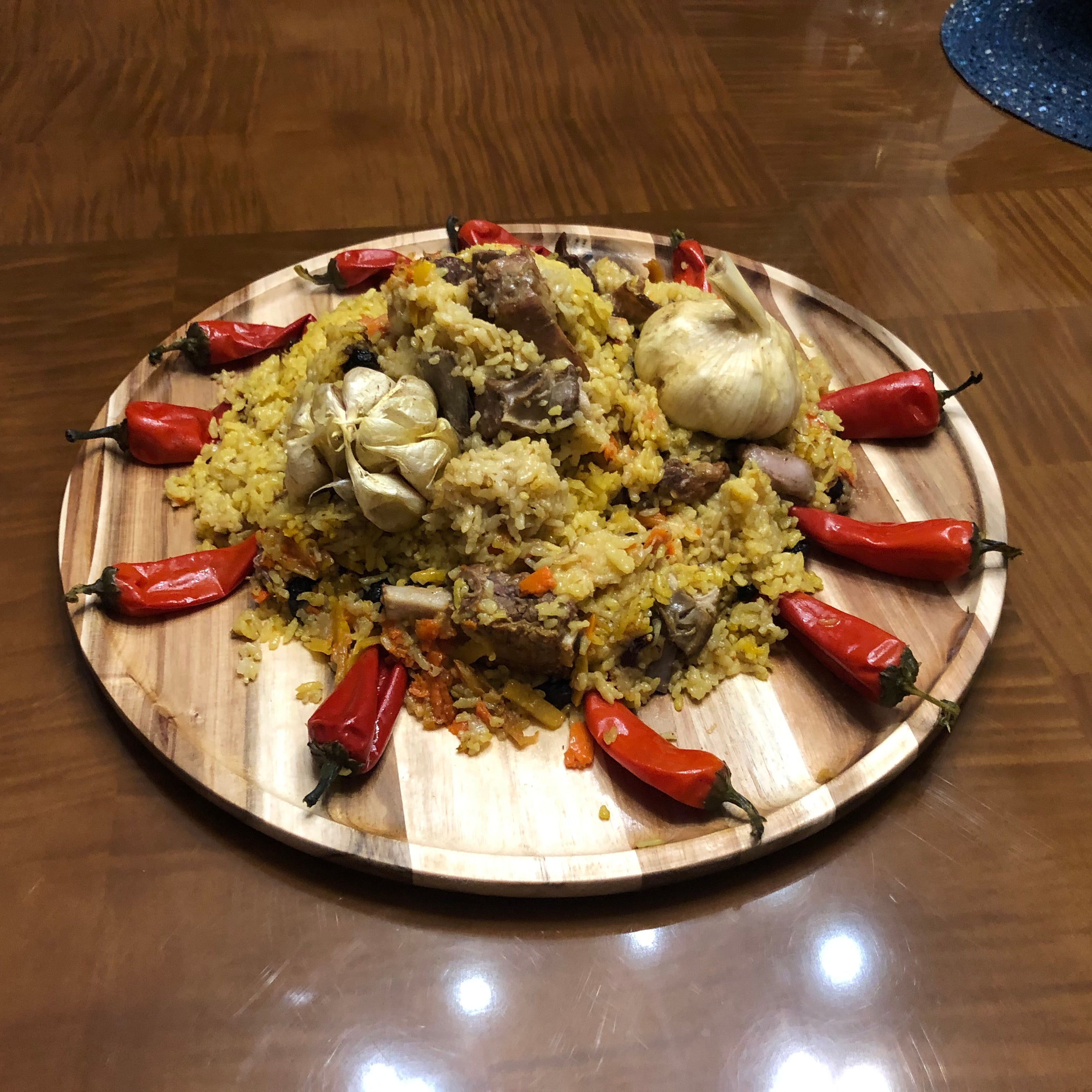 Zavis Green Acacia Wood Round Stackable Plate / Platter 14" | Dishwasher Safe - ClickCrate Zavis Green Acacia Wood Round Stackable Plate / Platter 14" | Dishwasher Safe
